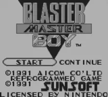 Image n° 4 - screenshots  : Blaster Master Boy